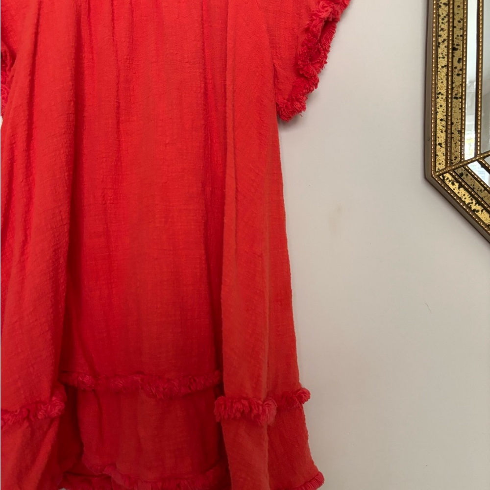 Anthropologie Red Dress Small - Picture 4 of 6